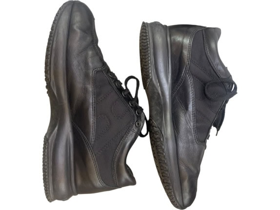 HOGAN SNEAKERS MINIMAL ΜΑΥΡΟ ΑΝΤΡΙΚΟ PRE OWNED EU 39
