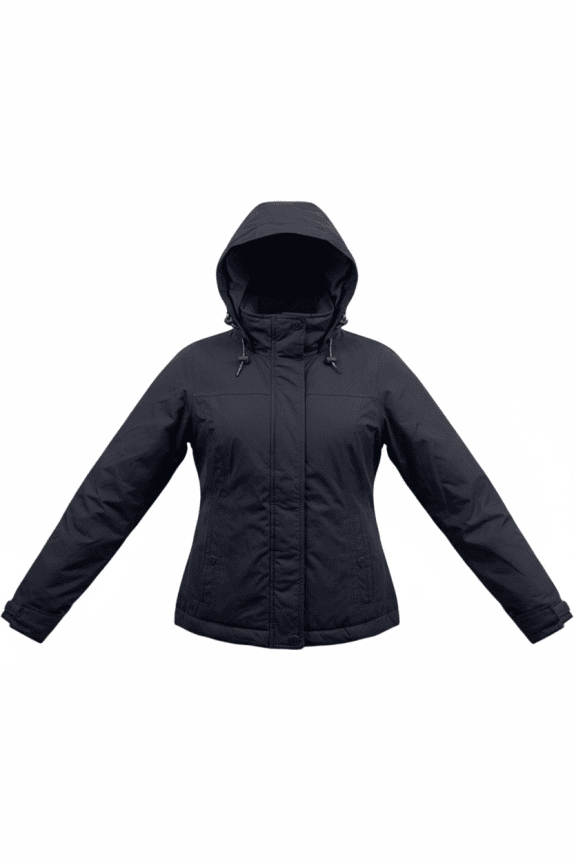 Hollister California All-Weather Μπουφάν Hooded Casual Μαύρο Γυναικείο M