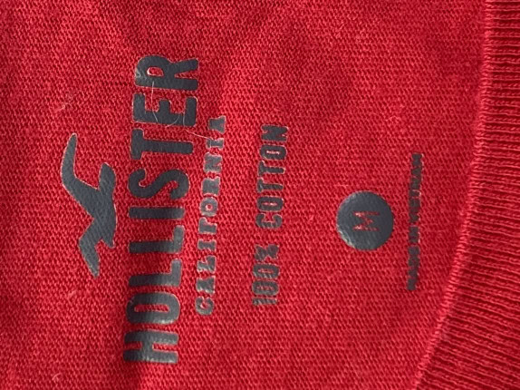 HOLLISTER GRAPHIC TEE MINIMAL RED ΑΝΤΡΙΚΟ PRE OWNED M