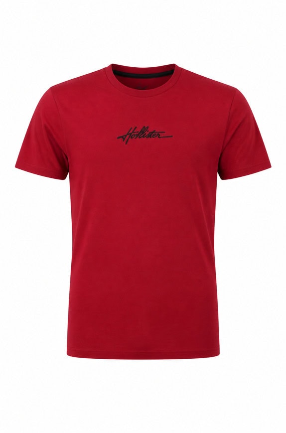 HOLLISTER GRAPHIC TEE MINIMAL RED MENS PRE OWNED M