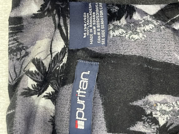 HOLLISTER ΠΟΥΚΑΜΙΣΟ VINTAGE ΜΑΥΡΟ ΑΝΤΡΙΚΟ PRE OWNED M