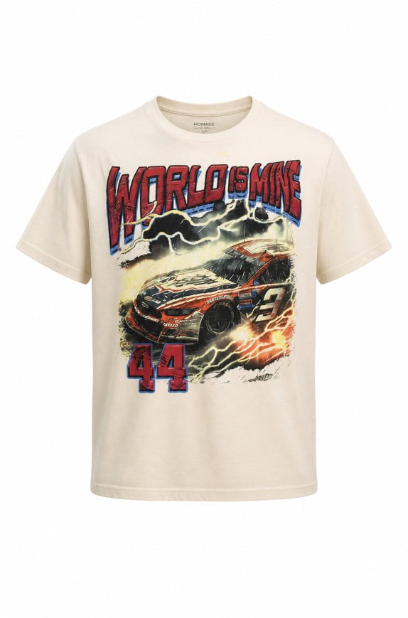 HOMAGE GRAPHIC TEE RACING CREAM UOMO PRE OWNED M