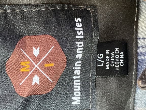HOUNTAIN 90S AND ISLES ΓΙΛΕΚΟ WORKWEAR ΚΑΦΕ ΑΝΤΡΙΚΟ PRE OWNED
