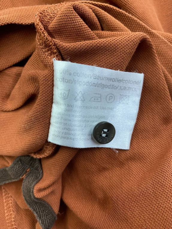 HUGO BOSS POLO ΜΠΛΟΥΖΑ ΜΑΚΡΥΜΑΝΙΚΗ PIMA COTTON LOGO BURNT ORANGE ΑΝΔΡΙΚΗ XL