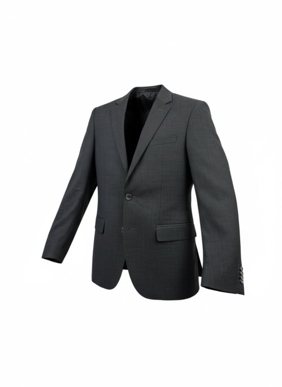 HUGO BOSS BLAZER CLASSIC LOGO LABEL GREY MENS S