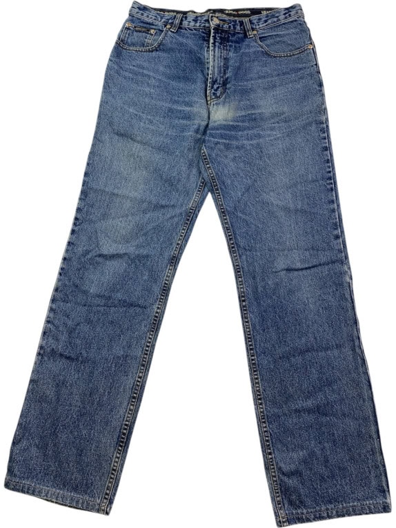 HUGO BOSS JEANS VINTAGE WASHED BLUE UOMO PRE OWNED M