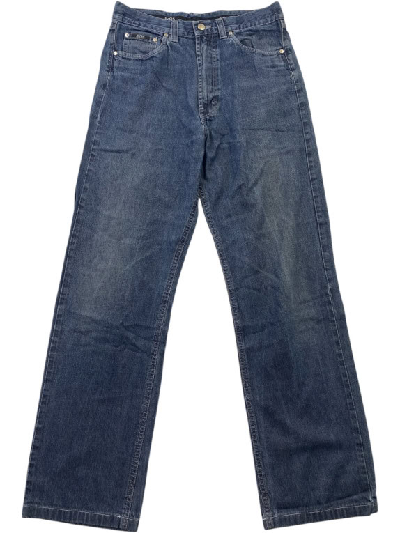 HUGO BOSS ΤΖΙΝ ΠΑΝΤΕΛΟΝΙ WASHED ΜΠΛΕ ΑΝΤΡΙΚΟ PRE OWNED S
