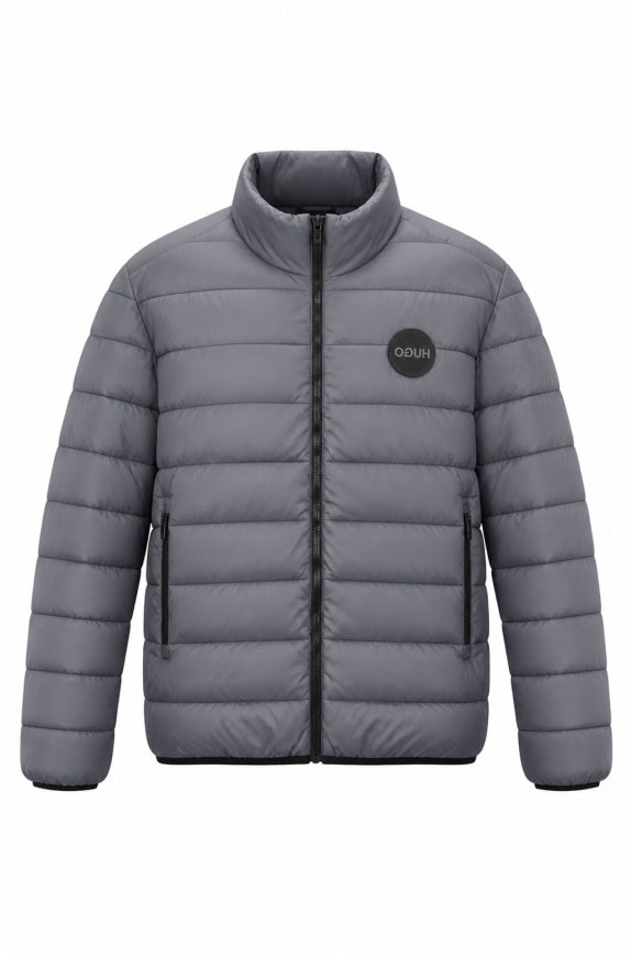 HUGO GIACCA PUFFER MINIMAL GRIGIO UOMO PRE OWNED XL