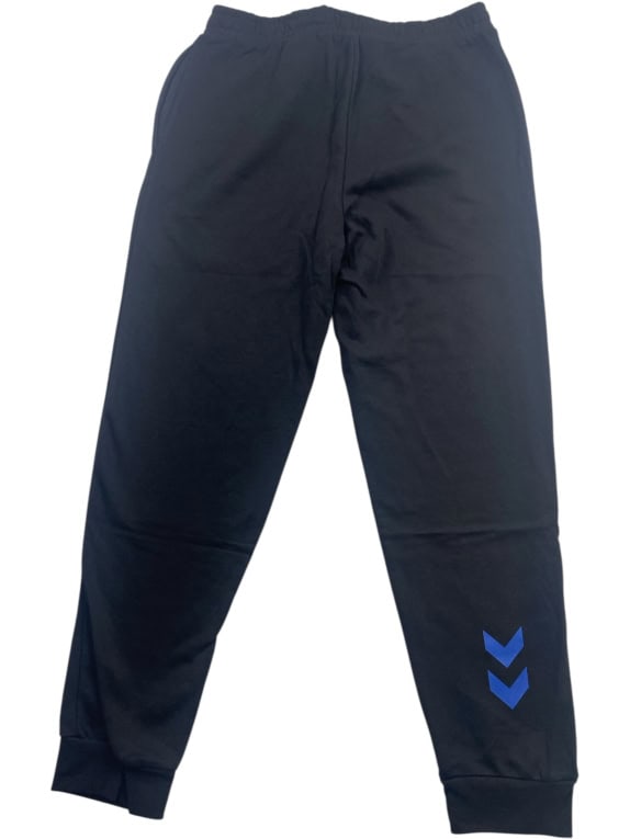Hummel Sweatpants Black Logo & Chevron Men’s L
