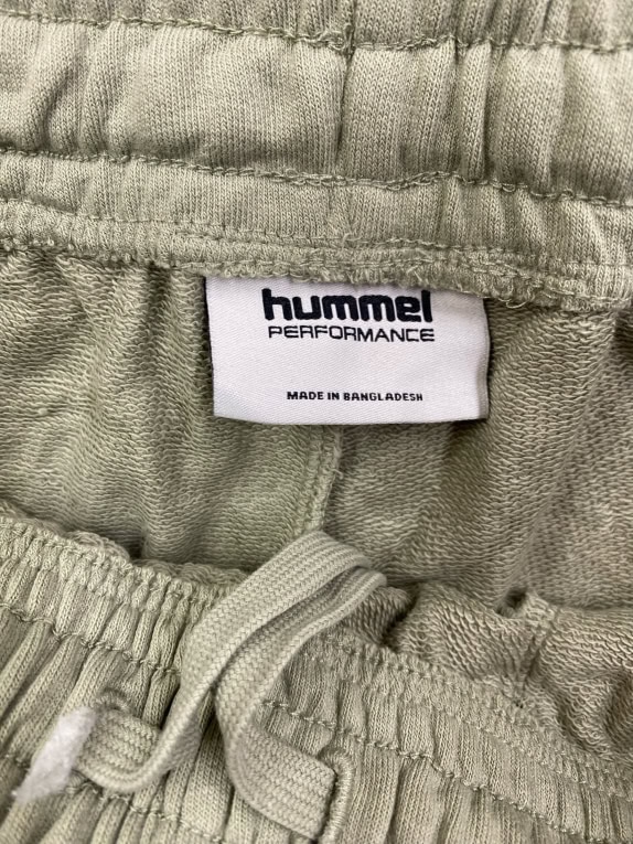 Hummel Φόρμα Παντελόνι Performance Casual Λογότυπο Χακί Unisex XS