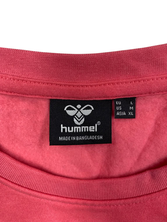 Hummel Φούτερ Crewneck Casual Λογότυπο Κόκκινο Ανδρικό L