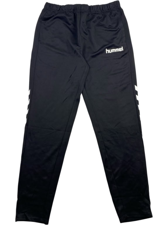 Hummel Black Track Pants with Chevron Details Men’s L