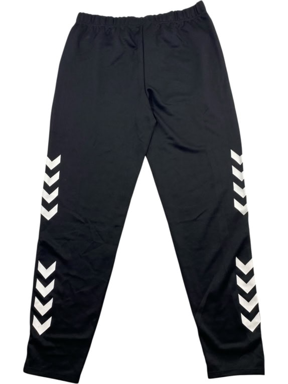 Pantaloni sportivi da tuta neri Hummel con dettagli Chevron da uomo L
