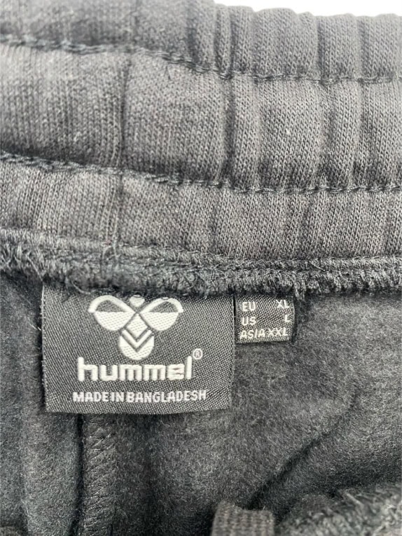 HUMMEL Παντελόνι Φόρμας Athletic Logo Μαύρο Ανδρικό XL