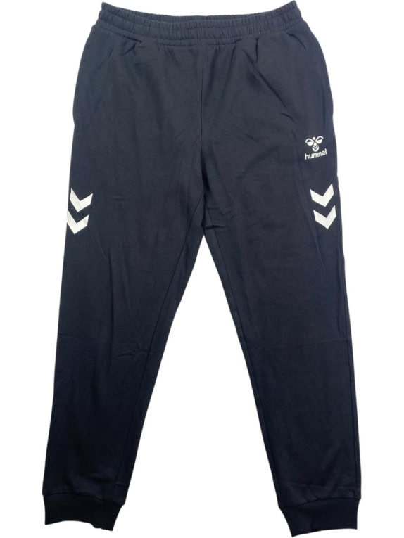 HUMMEL JOGGERS CHEVRON LOGO BLACK MEN'S L
