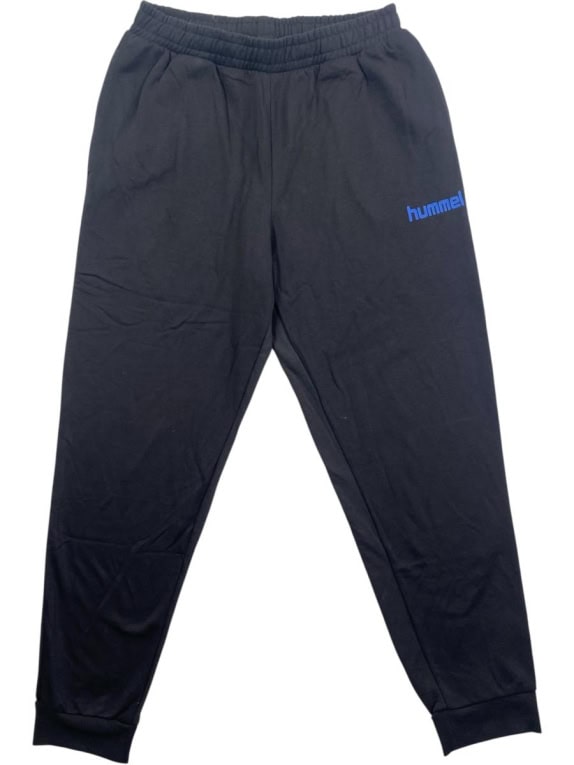HUMMEL Παντελόνι Φόρμας Jogger Λογότυπο Μαύρο Ανδρικό M-L