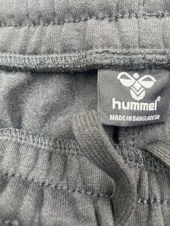 HUMMEL Παντελόνι Φόρμας Jogger Λογότυπο Μαύρο Ανδρικό M-L