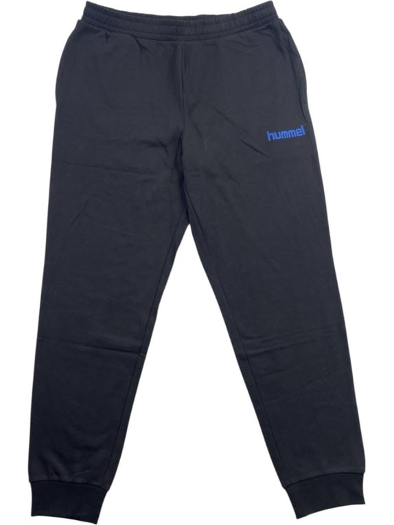 HUMMEL Παντελόνι Φόρμας Logo Μπλε Σκούρο/Μαύρο Ανδρικό XL