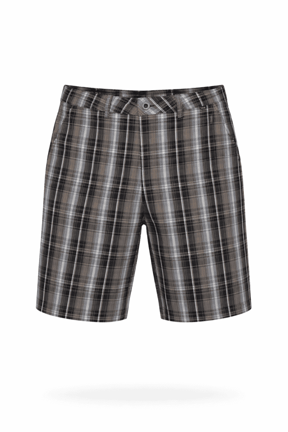 HURLEY SHORTS BERMUDA SCOZZESI MARRONE UOMO PRE OWNED XL