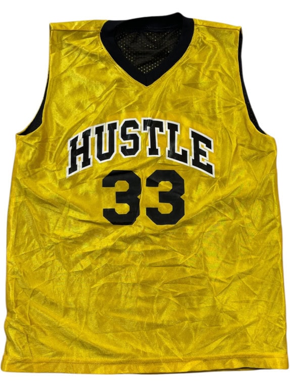 HUSTLE JERSEY GRAPHIC GOLD UOMO PRE OWNED