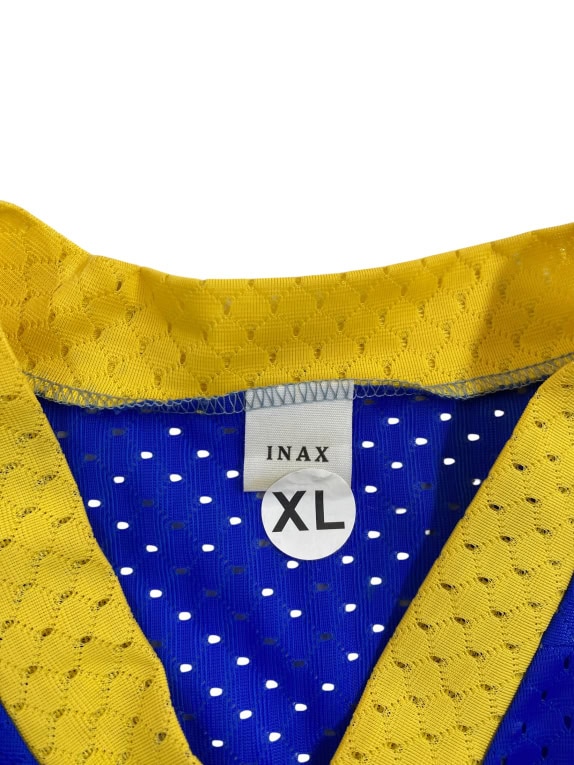 INAX BUFFALO SABRES JERSEY VINTAGE BLUE/YELLOW UNISEX XL pre-owned