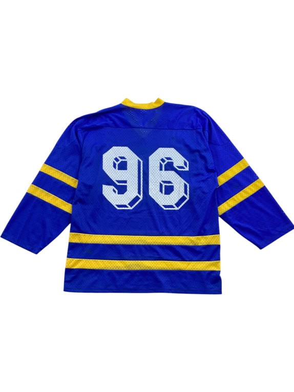 INAX BUFFALO SABRES JERSEY VINTAGE BLUE/YELLOW UNISEX XL pre-owned