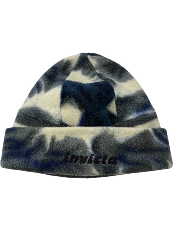 Invicta Fleece Σκούφος Vintage Logo Μπλε Γκρι Unisex One Size