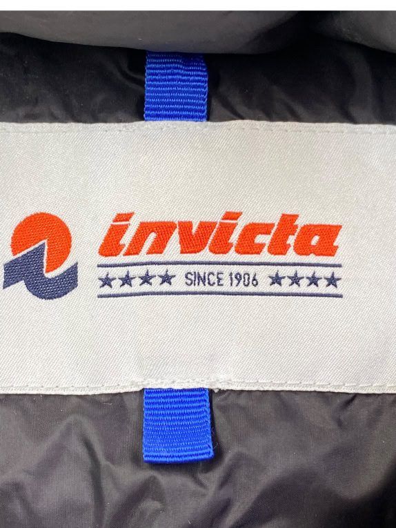 INVICTA BLACK PUFFER JACKET UNISEX L