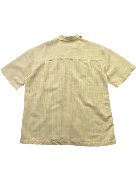 ISLAND SHORES ΠΟΥΚΑΜΙΣΟ RAYON ΠΟΥΚΑΜΙΣΟ RETRO KΙΤΡΙΝΟ ΑΝΤΡΙΚΟ PRE OWNED M