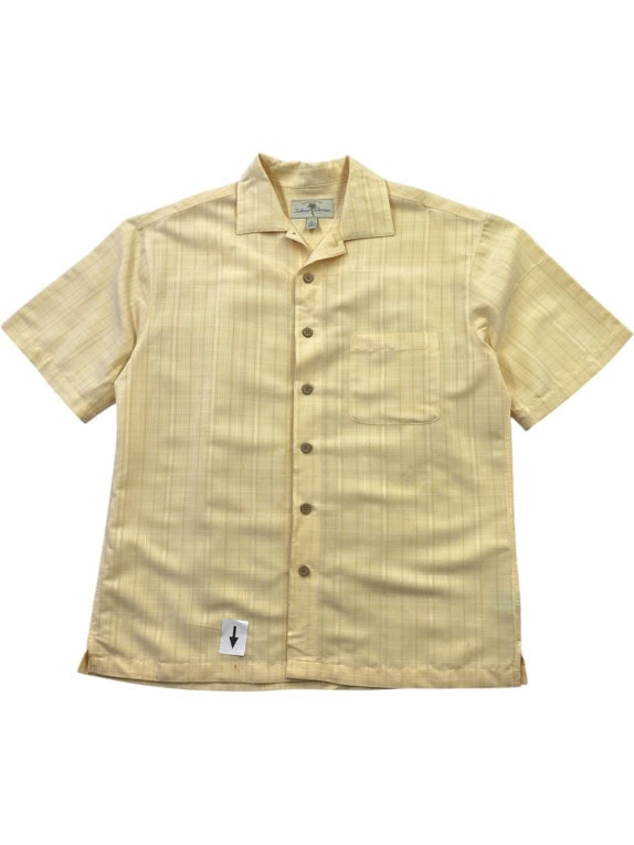 ISLAND SHORES ΠΟΥΚΑΜΙΣΟ RAYON ΠΟΥΚΑΜΙΣΟ RETRO KΙΤΡΙΝΟ ΑΝΤΡΙΚΟ PRE OWNED M