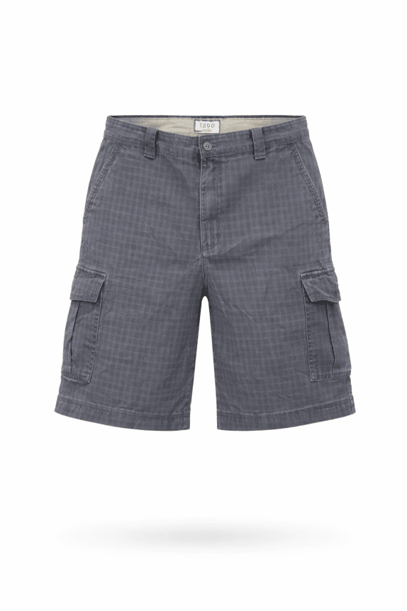 IZOD CARGO SHORTS MINIMAL GRIGIO UOMO PRE OWNED L