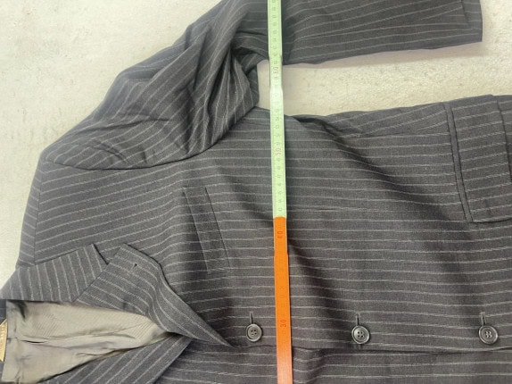 00s NIAMA BASIC BLAZER PINSTRIPE NAVY ΑΝΤΡΙΚΟ PRE OWNED L
