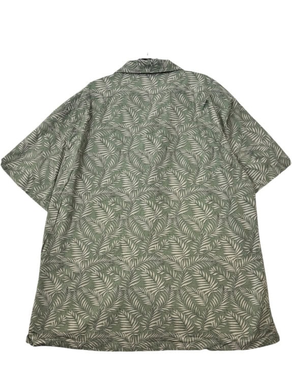 JACHS ΠΟΥΚΑΜΙΣΟ LEAF PRINT ΠΡΑΣΙΝΟ ΑΝΤΡΙΚΟ PRE OWNED L