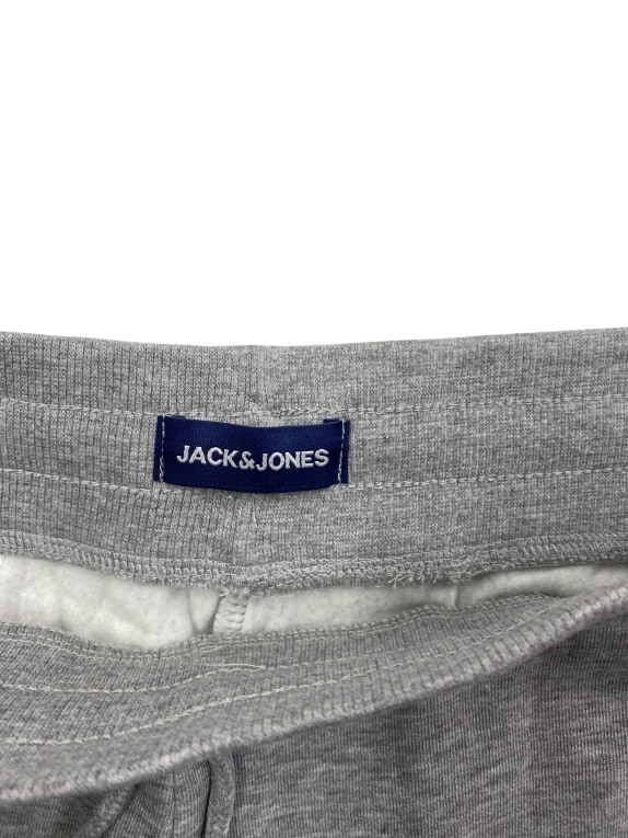 Jack & Jones Pantaloni della tuta casual con logo grigi da uomo M