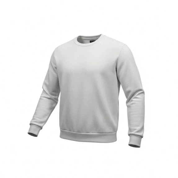 Jack & Jones Casual Crewneck Sweatshirt Solid White Men’s L