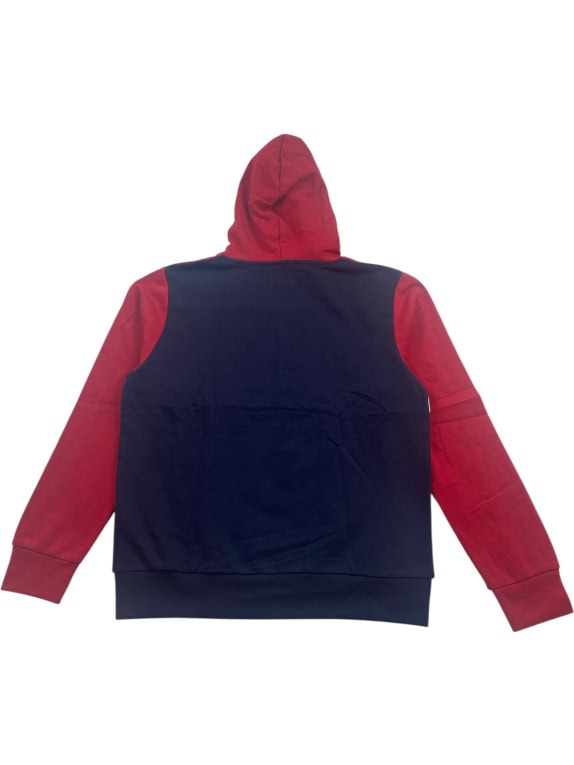 JACK & JONES ΦΟΥΤΕΡ ΜΕ ΚΟΥΚΟΥΛΑ (HOODIE) COLOR-BLOCK ΛΟΓΟΤΥΠΟ ΜΠΛΕ/ΚΟΚΚΙΝΟ/ΛΕΥΚΟ ΑΝΔΡΙΚΟ MEDIUM/LARGE