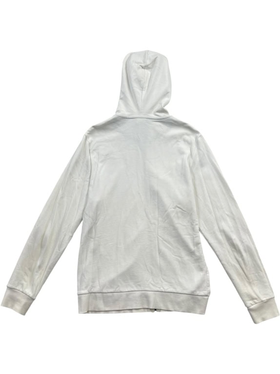 Jack & Jones Hoodie Zip-Up Logo Λευκό Unisex L