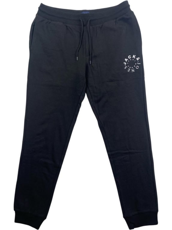 JACK & JONES ΠΑΝΤΕΛΟΝΙ ΦΟΡΜΑΣ CASUAL LOGO ΜΑΥΡΟ ΑΝΔΡΙΚΟ L