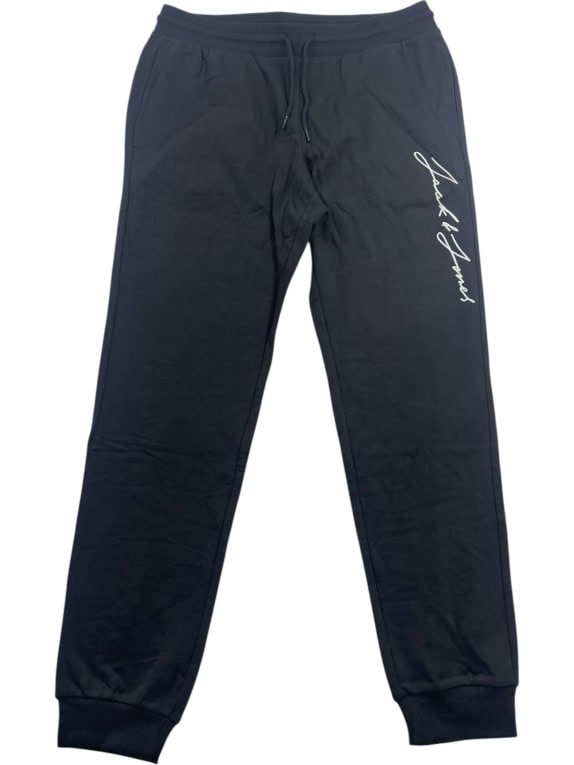 Jack & Jones Sweatpants Black Logo Print XL