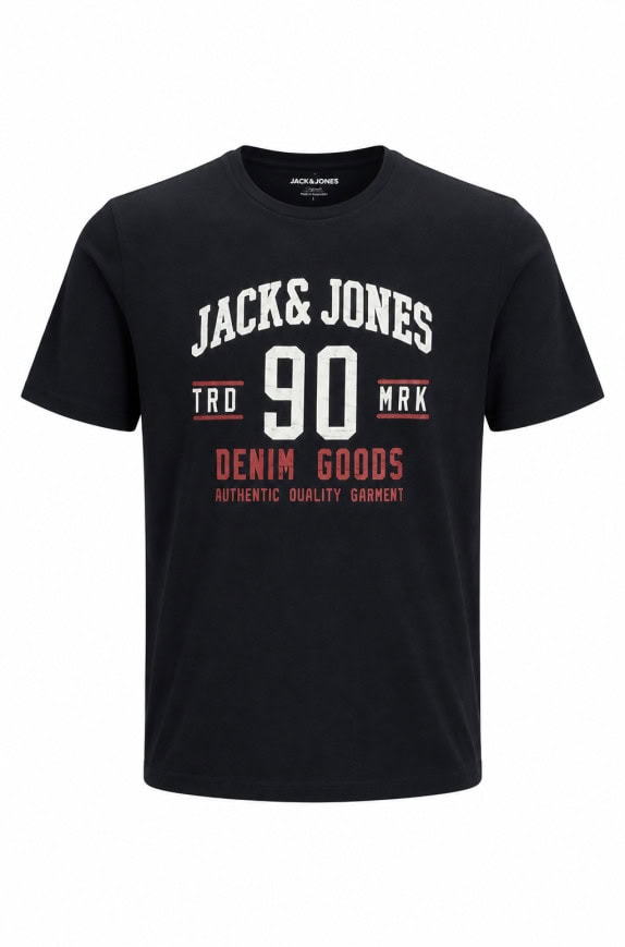 JACK AND JONES GRAPHIC TEE STREETWEAR ΜΑΥΡΟ ΑΝΤΡΙΚΟ PRE OWNED XL