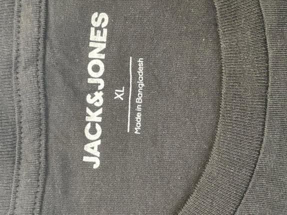 JACK AND JONES GRAPHIC TEE STREETWEAR ΜΑΥΡΟ ΑΝΤΡΙΚΟ PRE OWNED XL