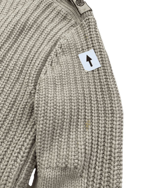 Y2K TOMMY HILFIGER  ΠΛΕΚΤΟ ΠΑΝΩΦΟΡΙ CLASSIC OFF WHITE ΑΝΤΡΙΚΟ PRE OWNED M