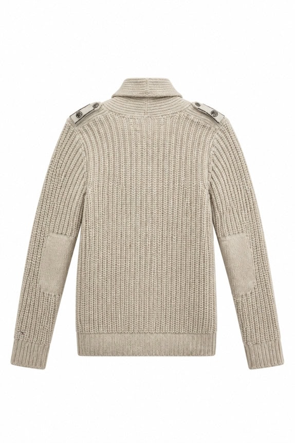 Y2K TOMMY HILFIGER  ΠΛΕΚΤΟ ΠΑΝΩΦΟΡΙ CLASSIC OFF WHITE ΑΝΤΡΙΚΟ PRE OWNED M