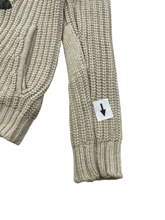 Y2K TOMMY HILFIGER  ΠΛΕΚΤΟ ΠΑΝΩΦΟΡΙ CLASSIC OFF WHITE ΑΝΤΡΙΚΟ PRE OWNED M