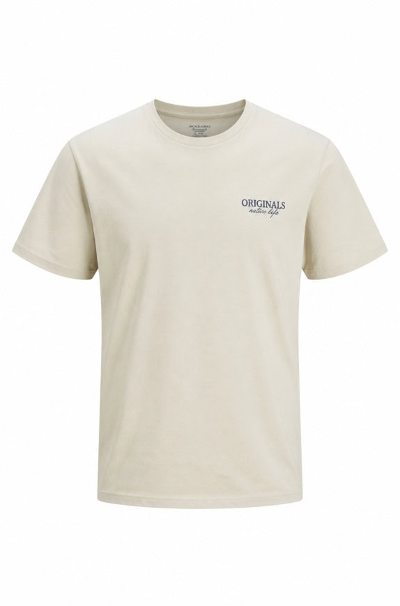 JACK AND JONES T SHIRT MINIMAL CREAM ΑΝΔΡΙΚΟ PRE OWNED XL