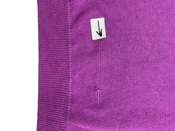 James Pringle Collection Knit Sweater Classic Logo Purple Men’s XXL