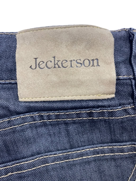 JECKERSON Jeans Slim Fit Casual Logo Dark Blue Men’s L
