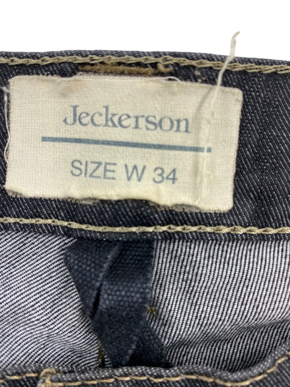 JECKERSON Jeans Slim Fit Casual Logo Dark Blue Men’s L