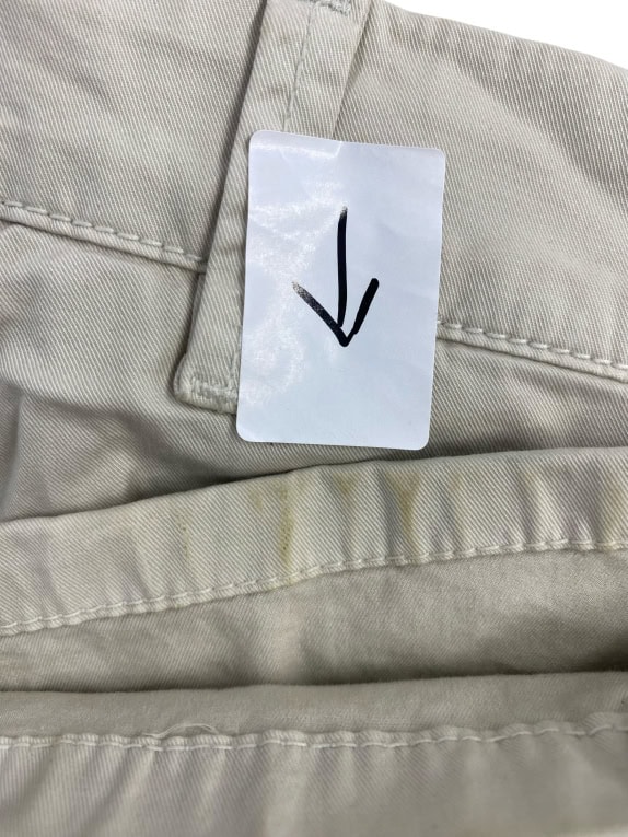 Jeckerson Pantaloni Chino Slim Fit Casual con Logo Beige da Uomo 30
