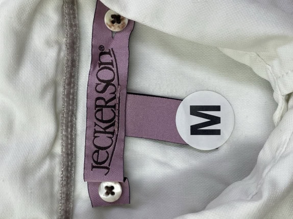 JECKERSON SHIRT MINIMAL WHITE WOMEN PRE OWNED M